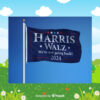 Harris Walz We're Not Going Back 2024 Election Flag