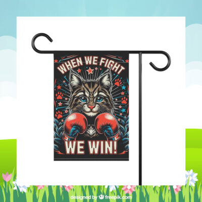 Harris Walz When We Fight We Win 2024 Flag