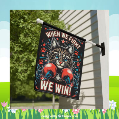 Harris Walz When We Fight We Win 2024 Flag