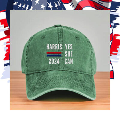 Harris Yes She Can 2024 Hat