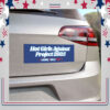 Hot Girls Against Project 2025 Harris Walz 2024 Car Magnet
