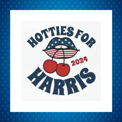 Hotties for Harris 2024 Car Magnet