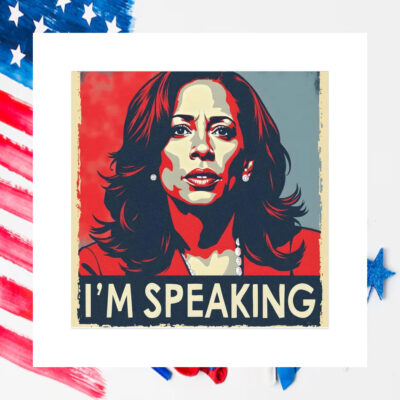 I'm Speaking Kamala Harris 2024 Election Car Magnet