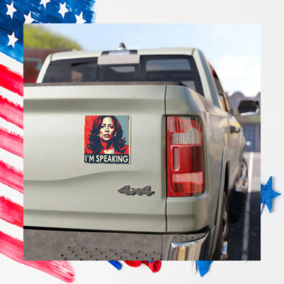 I'm Speaking Kamala Harris 2024 Election Car Magnet