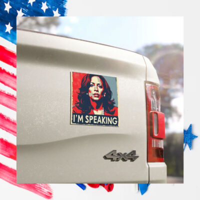 I'm Speaking Kamala Harris 2024 Election Car Magnet