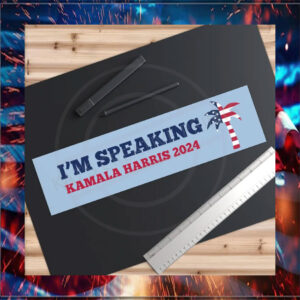 I'm Speaking Kamala Harris 2024 Sticker