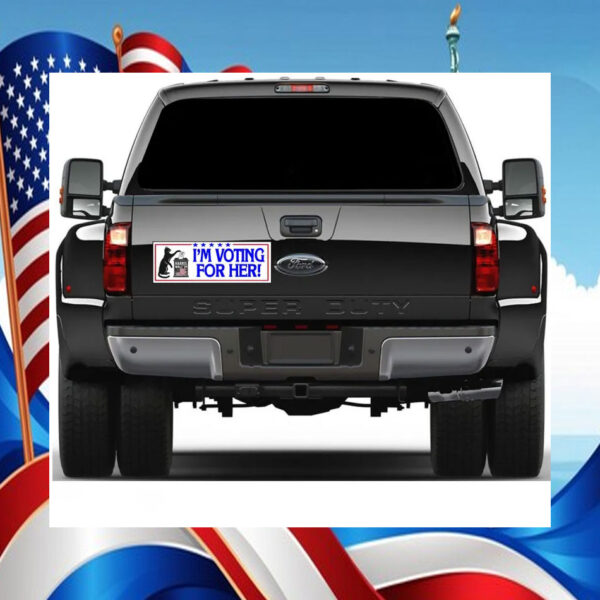 I'm Voting For Her! Harris Walz 24 Bumper Sticker