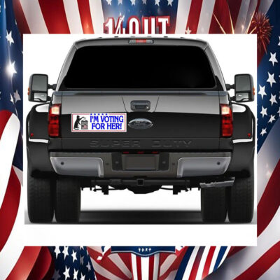 I'm Voting For Her! Harris Walz Sticker