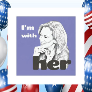 I'm with Her Kamala Harris Car Magnet