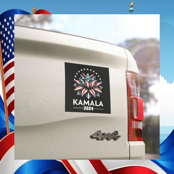 Kamala 2024 Lotus Car Magnet