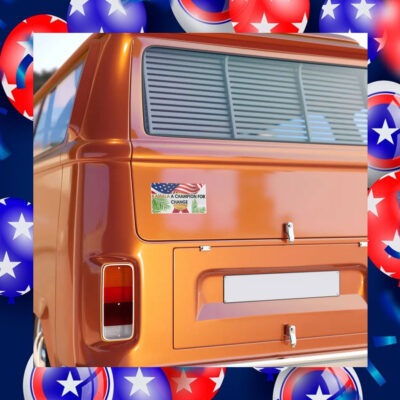 Kamala A Champion For Change Bumper Sticker