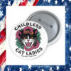 Kamala Childless Cat Ladies Against Fascism Button Pin