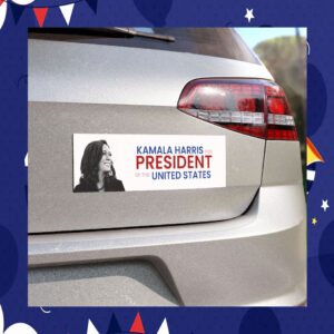 Kamala Harris 2024 For President Of The United States Car Magnet