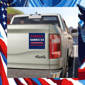 Kamala Harris 2024 For The People Car Magnet