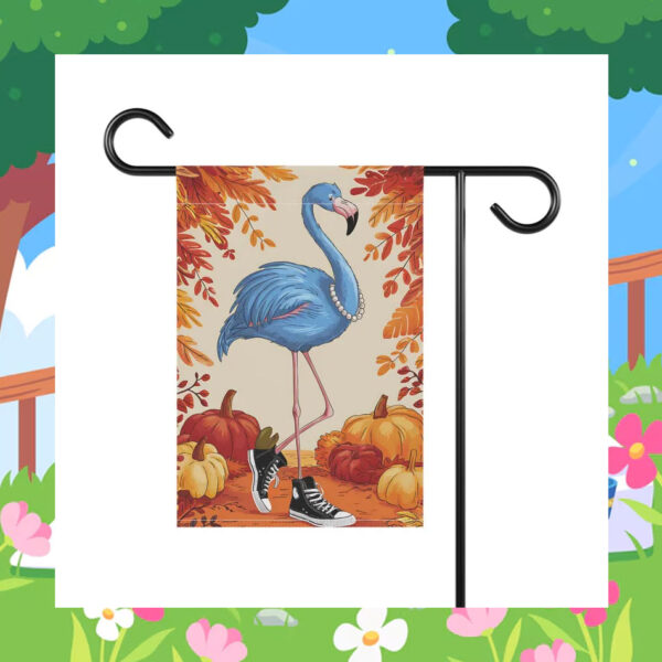 Kamala Harris Blue Flamingo Flags