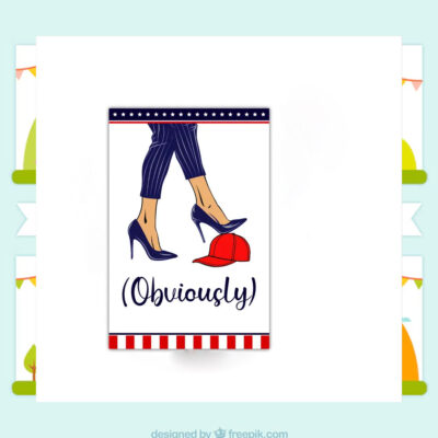 Kamala Harris Walz Obviously Garden Flag
