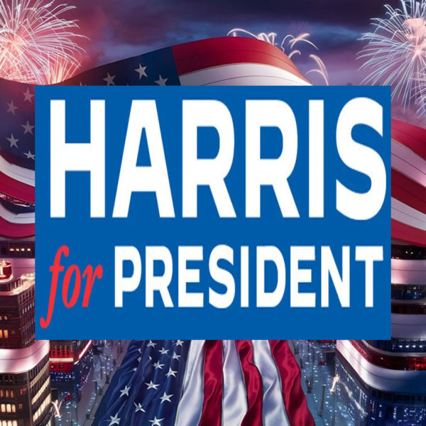 Kamala Harris for President 2024 Election Campaign Car Bumper Sticker