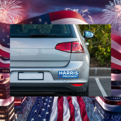 Kamala Harris for President 2024 Election Campaign Car Bumper Sticker