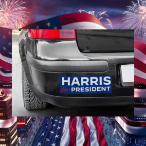 Kamala Harris for President 2024 Election Campaign Car Bumper Sticker