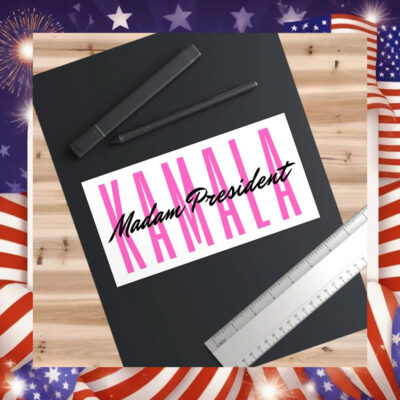Kamala Madam President Bumper Sticker