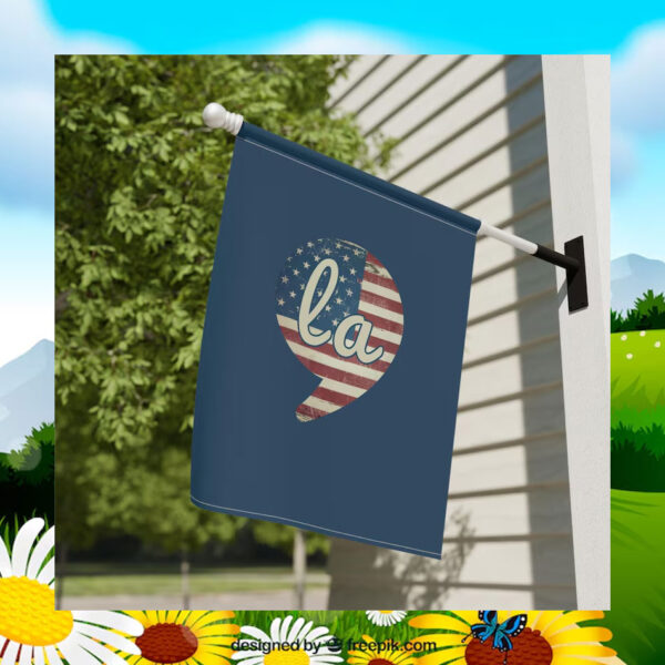 'La Comma La Kamala 2024 Flag