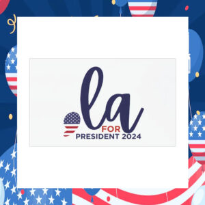 'La Kamala Harris For Presdident 24 Car Magnet