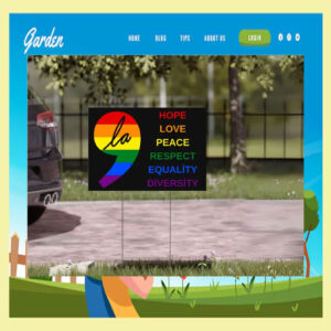' La Kamala Harris Hope Love Peace Respect Equality Diversity Yard Sign