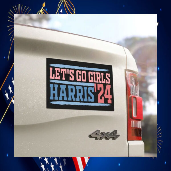 Let's Go Girl Harris 24 Car Magnet