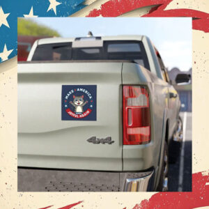 Make America Harris Joyful Again Cat Car Magnet