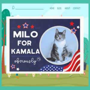 Milo For Kamala Obviously Yard Sign