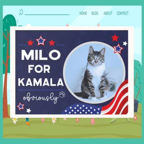 Milo For Kamala Obviously Yard Sign