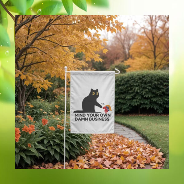 Mind Your Own Damn Business Cats For Kamala Harris Flag