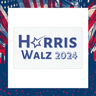 Official Harris Walz 2024 Election Car Magnet