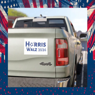 Official Harris Walz 2024 Election Car Magnet