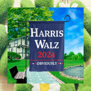 Official Harris Walz 2024 Obviously Flag