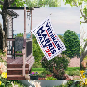 Official Veterans For Harris Walz 2024 Election Flags