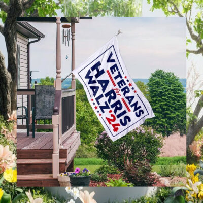Official Veterans For Harris Walz 2024 Election Flags