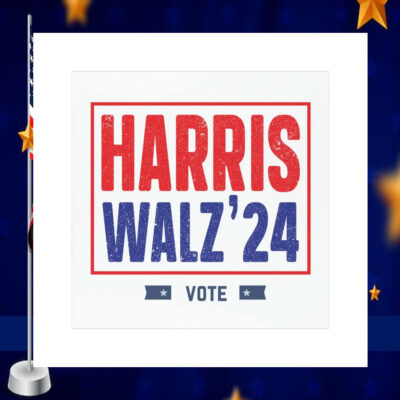 Official Vote Harris Walz 24 Car Magnets