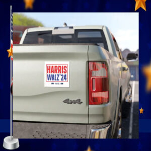 Official Vote Harris Walz 24 Car Magnets