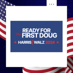 Ready for The first Doug Harris Walz 2024 Car Magnet