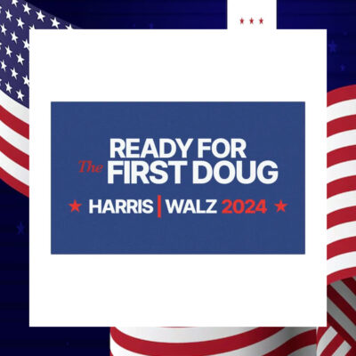 Ready for The first Doug Harris Walz 2024 Car Magnet