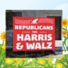 Republicans For Harris & Walz Yard Signs