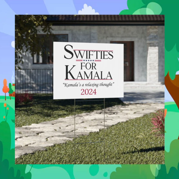 Swifties for Kamala 2024 Election Yard Sign