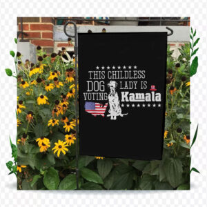 This Childless Dog Lady Is Voting Kamala Democracy Flag