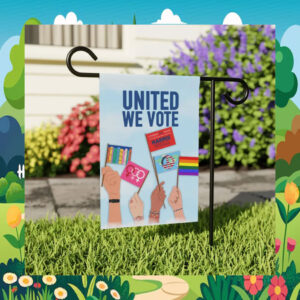 United We Vote Kamala Harris Flag