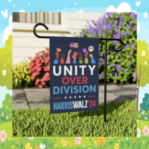 Unity Over Division Harris Walz Flag