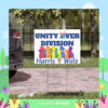 Unity Over Division Harris Walz Yard Signs