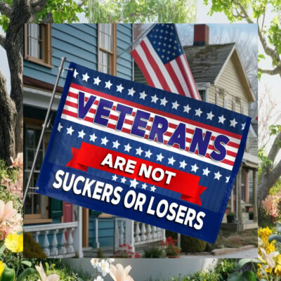 Veterans Are Not Suckers Or Losers Harris 2024 Flag