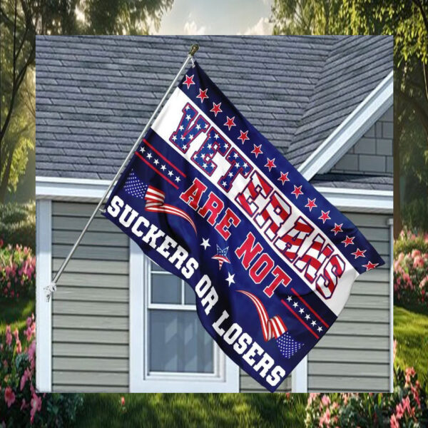 Veterans Are Not Suckers Or Losers Kamala Harris Flags