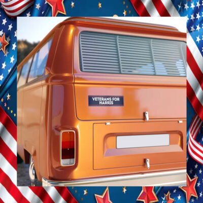 Veterans For Harris Bumper Sticker